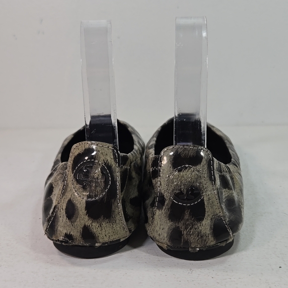 Tory Burch Animal Print Patent Leather Ballet Flats 7½ - Picture 4 of 13